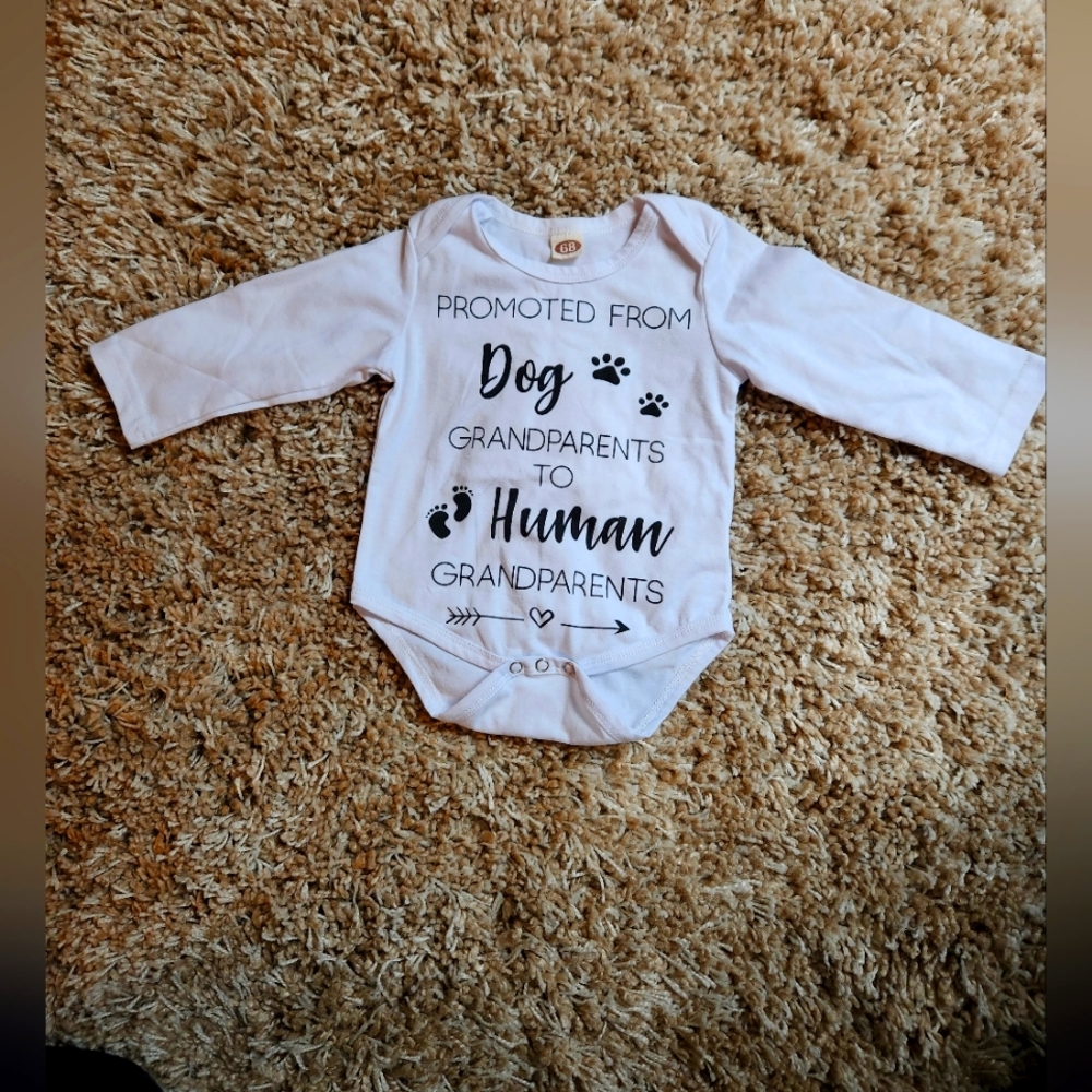 Baby announcement shirt